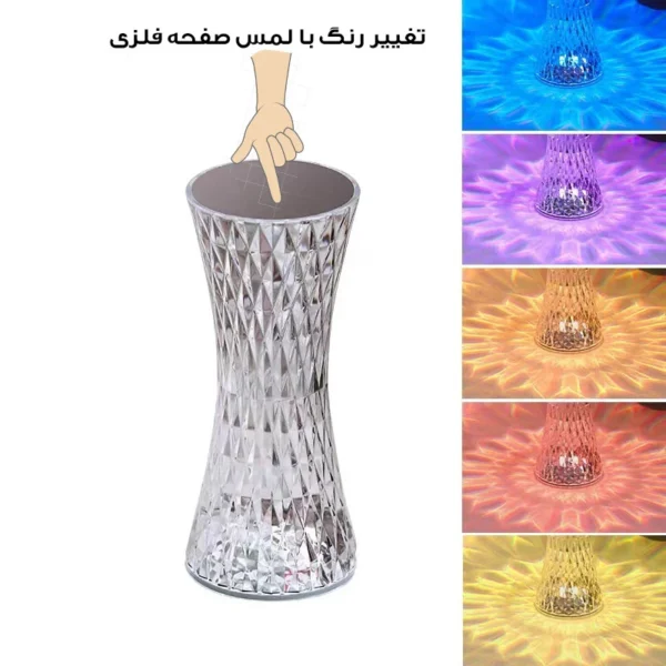 چراغ تزئینی مدل لمسی کد RGB-01 - Image 5